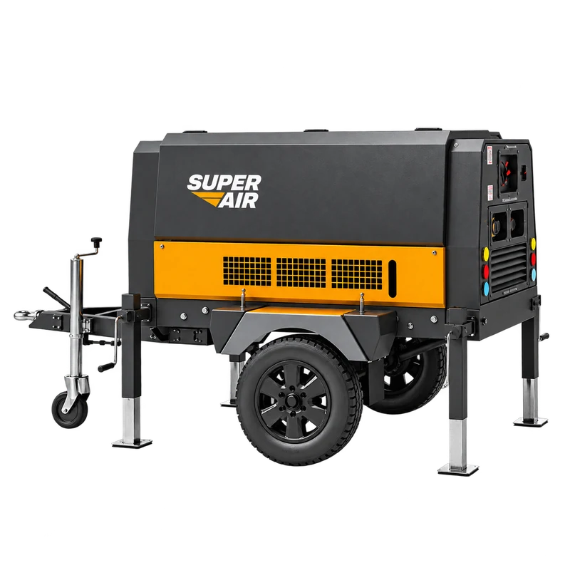 Diesel Portable Screw Compressors