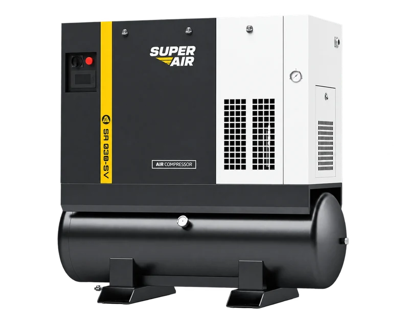 Screw Compressors with Built-in Dryer